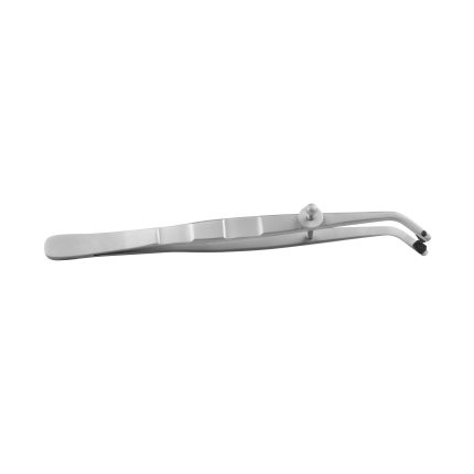 Inlay forceps | 155 mm | 45° curved